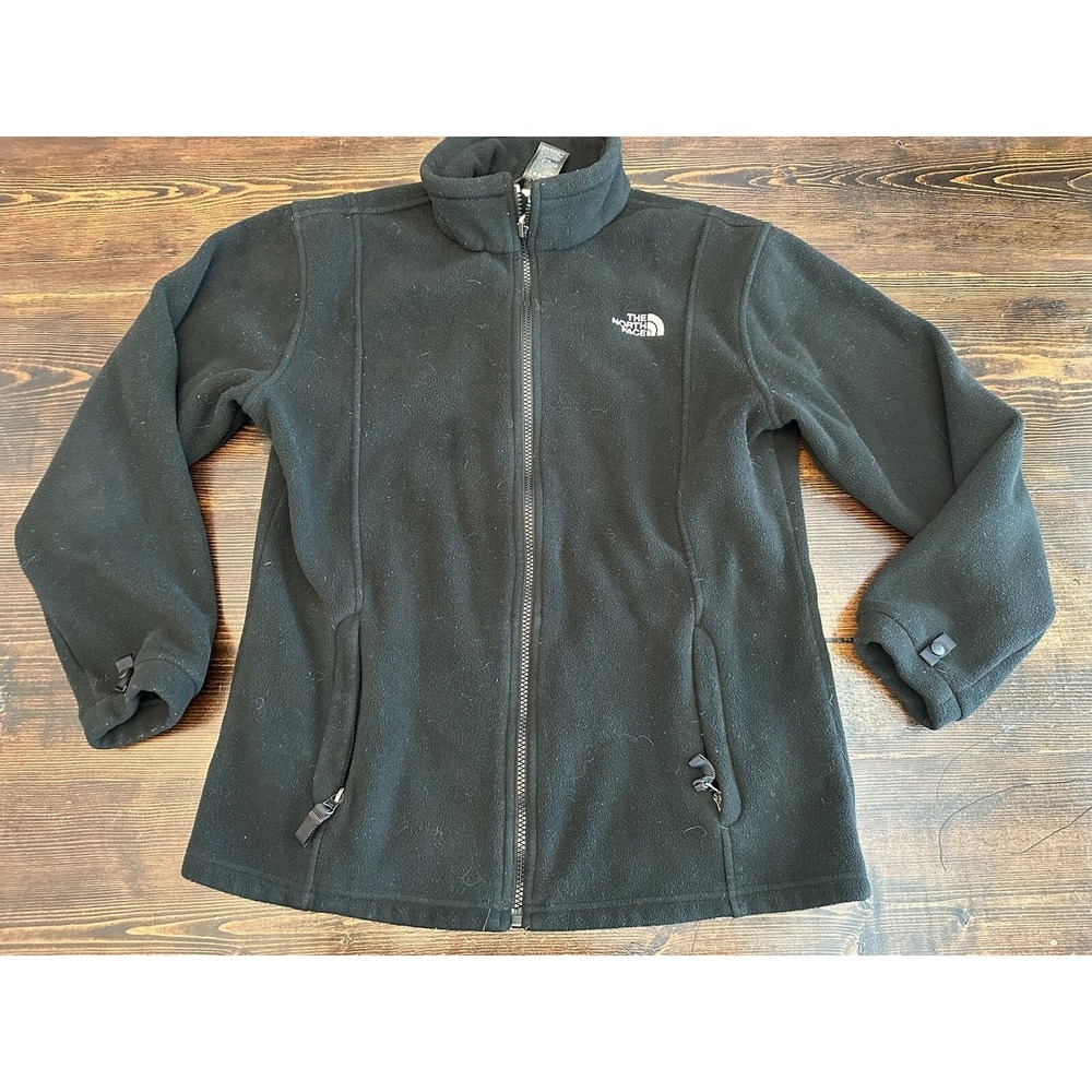 The North Face Girls Black Fleece Jacket Size XL
